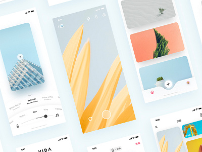 VIDA-AI powered Marketing Video Service ai flat illustration mobile people simple video yellow
