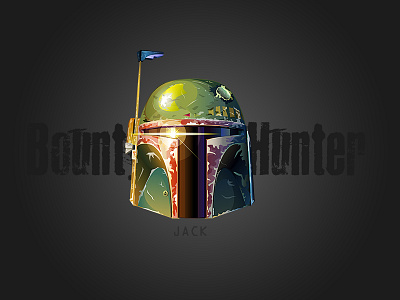 Sw Bountyhunter adobe illustrator starwar