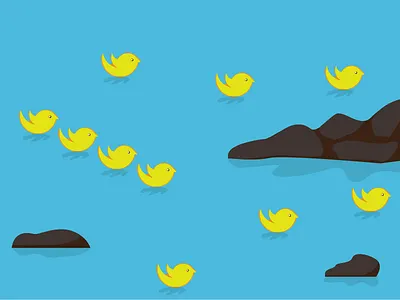 The Lake duck golden ratio lake logo