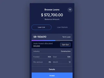 App 2.0 Sneak Peek android borrow browse fs funding invest investor ios loan modalku societies