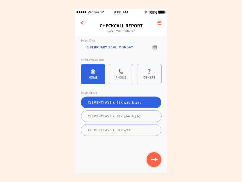 App report - interactions animation app appreciation interaction ios mobile report transition ui vote voting