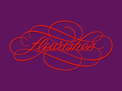 Flourishes 2 flourishes handlettering
