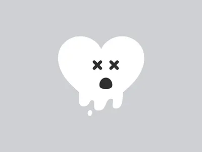 Ghost Heart emoji ghost icon