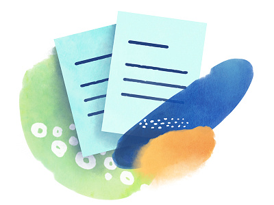 Contractual document - Axeptio contractual document gdpr watercolor