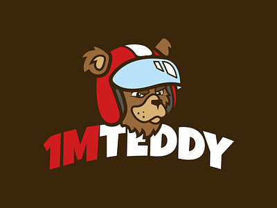 1MTeddy 1m bear bike driver logo logo design motogp motorbike motorcycle teddy