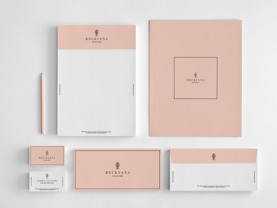 Stylish stationery set blogger blogger kit editorial elegant fashion magazine media kit portfolio stationary stylish stylist typography