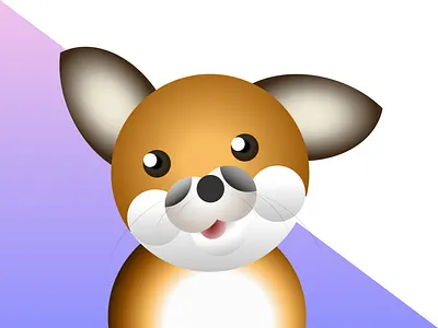 Fox illustration animal comic fox golden ratio logo logodesign vector