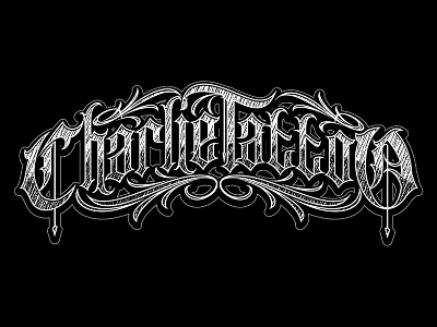 Charlie Tattoo branding calligraphy customlettering lettering letters logo logotattooartist monogram