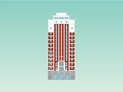 Strasbourg Tower building city illustration illustrator tower vector