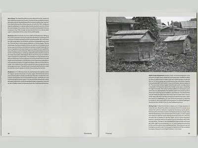 STANDARDS Article Spread article article layout beekeeping layout magazine magazine layout spread typographic typographic layout typography