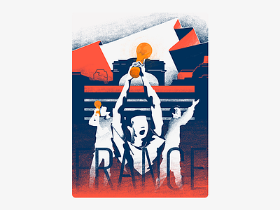 France! World Cup 2018 adobe france futbol illustration illustrator photosop soccer wacom winner worldcup