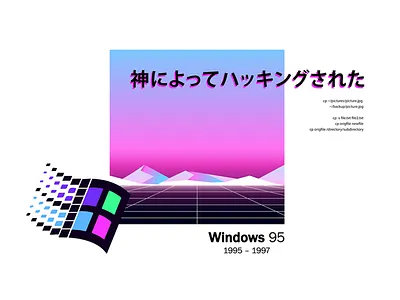 ERRORS & HEARTS 80 aesthetics error gradient hack hearts pink retro vaporwave vice windows