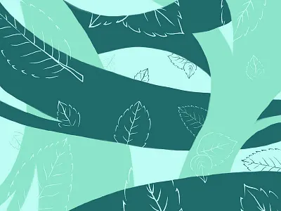 mint tea art design editorial illustration illustration mint packaging pattern tea
