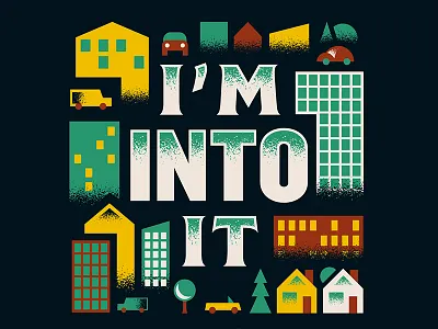 I'm into it buildings cars city design into it texture trees