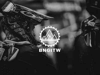 BNGITW Logo Concept bike branding downhill illustration logo mountainbike