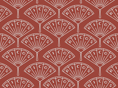 Ricos Tacos Lupe branding illustration pattern tacos typography