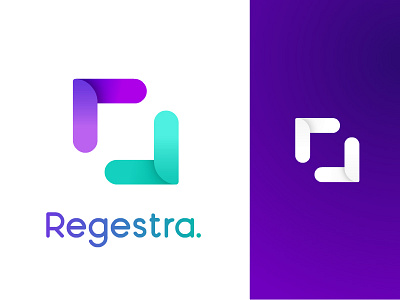 Regestra Alternative Logo frame geometric logo regestra