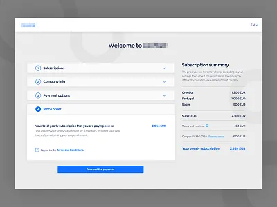 Registration process art direction checkout clean minimal registration ui ui design ux webdesign website wip