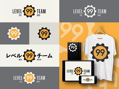 Level 99 Team Asset and Branding Guide (rebrand) branding design developer game gaming indie logo rebrand video