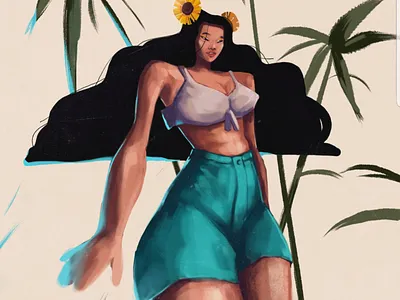 #drawthisinyourstyle drawthisinyourstyle female illustration procreate