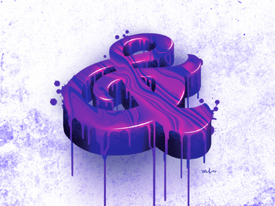 UV Ampersand ampersand designermike graphic designer illustration lettering artist procreate toronto