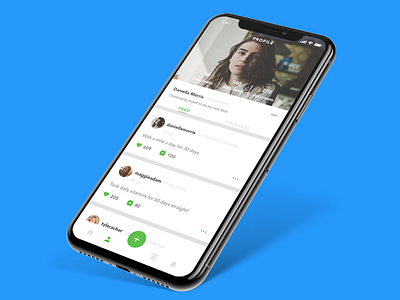 Profile - Goal App adobe xd app app design ios mobile design ui ux