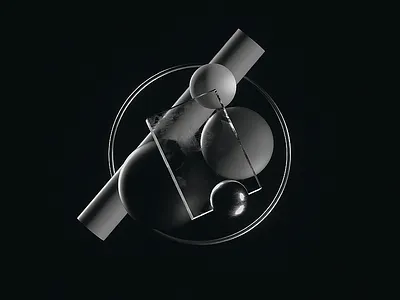 Composition & Light Study 3d c4d cinema 4d geometric octane shadows spheres studio texture