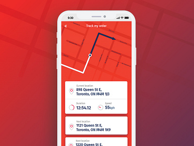 DailyUI - 020 - Location tracker daily ui location mobile tracker