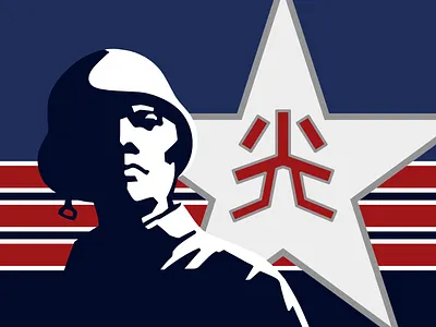 Korea Independence Army 73rd korean liberation day august 15th illustration poster