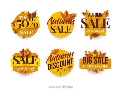 Autumn Labels autumn discount label sale