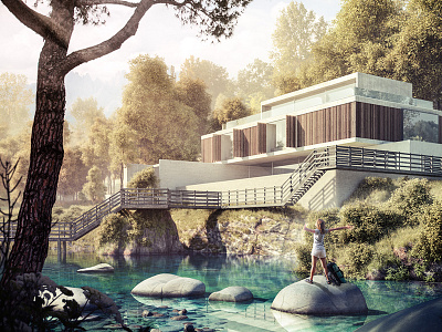 The Cove Final 3d cgi concept cove photoshop render visualization water