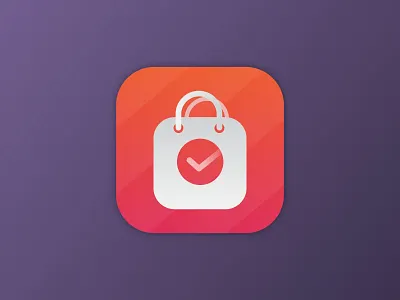 Shopping bag app icon art bag bag choice choice shopping gradient icon icons illustration pink shopping white women shopping