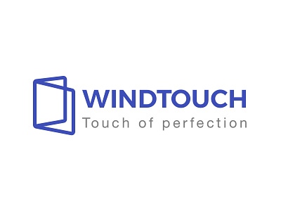 Windtouch brand brandlogo business identity logo logodesign logodesigner window windowlogo windtouch