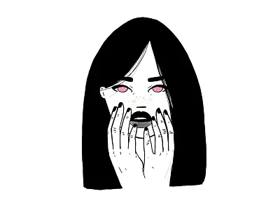 ☁ drawing girl illustration tattoo