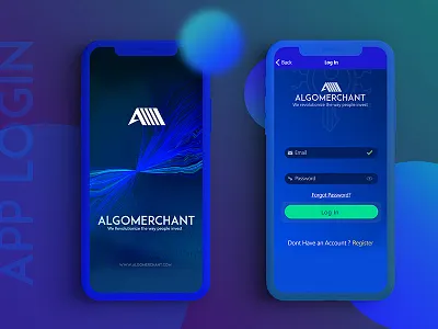 App Login UI app finance log login mobile ui ux