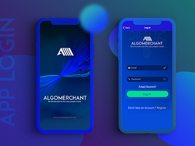 App Login UI app finance log login mobile ui ux