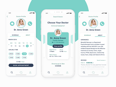 Health App app application design doctor health ios iphone mobile mobile design ui ux uxui