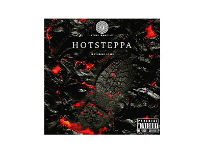 Hotsteppa album clean cover design hot lava