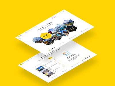 Honeyguideapps Web UI design illustrator interaction design sketch app trek trekking ui user experience ux web