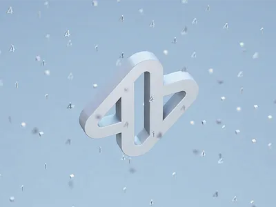 414 1 2018 3d 4 414 branding identity logo