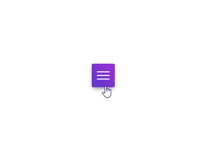 Hamburger Button button hamburger interaction micro navigation purple webflow