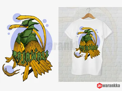 T-Shirt Design | Rajawali clothing concept design digital painting illustration tshirt