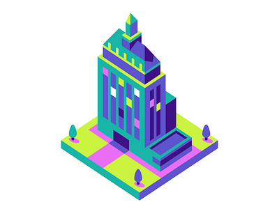 Kodak Tower isometric kodak rochester tower upstate ny