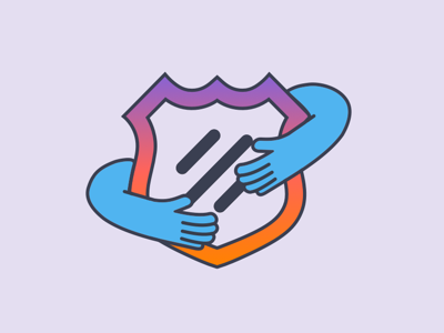 Hug Thy Self flat hug illustration sketch wiretap