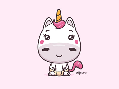 Unicorn Baby baby cartoon cute illustration kawaii shirt t shirt unicorn vector