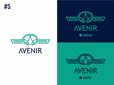 Day 5 : Avenir daily logo daily logo challenge driveless flat logo