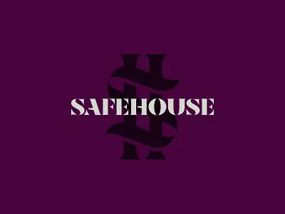 Safehouse Stencil branding identity logo logos logotype safe wordmark
