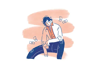 Gambler digital drawing illustration procreate procreate pocket womenwhodraw