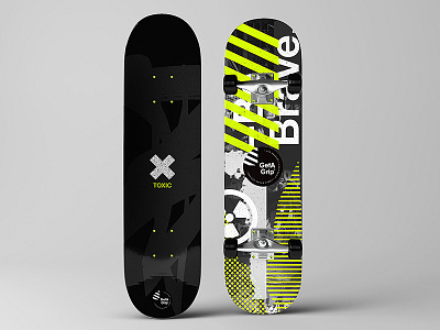 GetAGrip™ | Toxic. adobe grunge layout skateboard toxic type urban