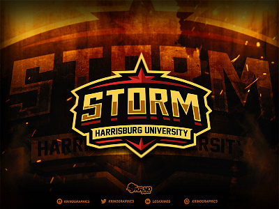 Strom eSports Font Option branding esports logo gfx identity krinographics logo logotype mascot logo storm